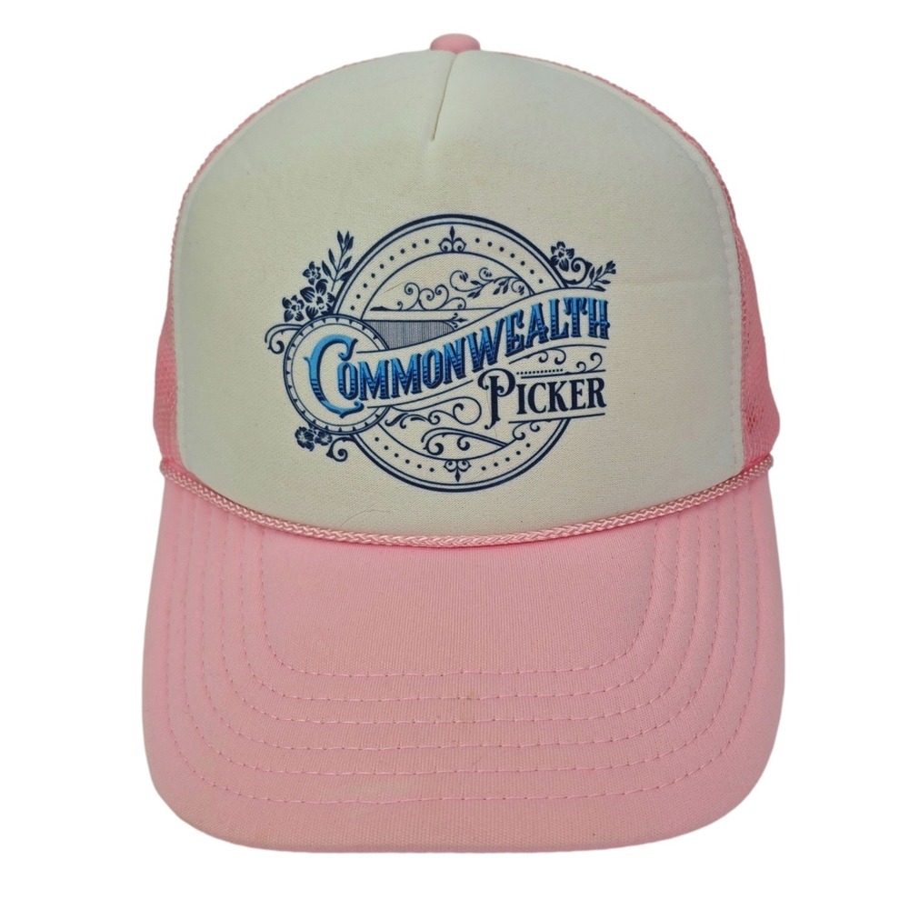 Commonwealth Picker Hat Women's Snapback Trucker‎ Cap Pink Garage Sale YouTube